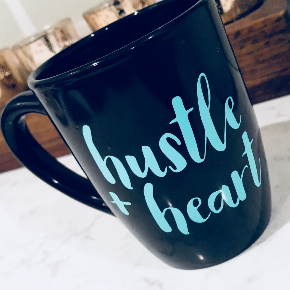 Hustle + Heart mug